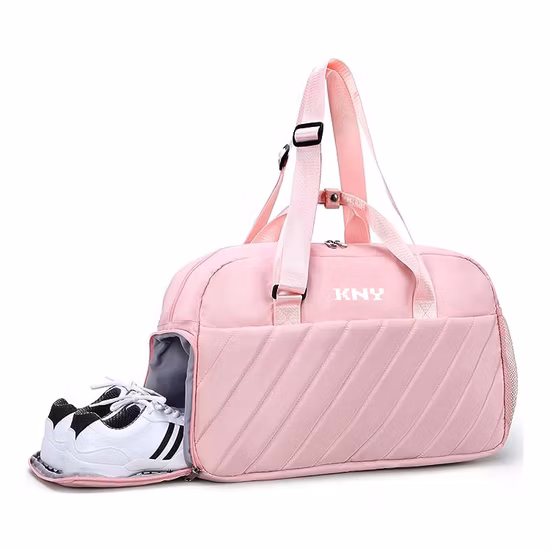 Sporting Goods Golf Shoe Bag for Men and Women Black Golf Shoe Travel Bag with Side Pockets for Golf Balls, Tees