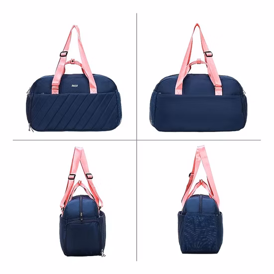 Sporting Goods Golf Shoe Bag for Men and Women Black Golf Shoe Travel Bag with Side Pockets for Golf Balls, Tees